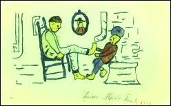 Ce dessin intitul 'la pdicure' est le tout premier dessin que nous possdons d'un artiste. Il avait 8 ans lorsqu'il la dessin. De qui s'agit-il ?