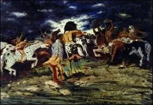 Il a 21 ans lorsqu'il peint cette toile . De qui s'agit-il ?