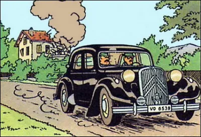 Cette belle traction Citroën est représentée dans l'album "L'Affaire Tournesol". Dans quel pays se déroule cette scène ?