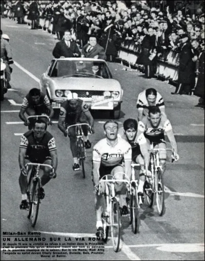 Ce Français qui termine ici (photo) 5e en 1968, a remporté la course en 1961, et terminé 2e en 1964 : il s'agit de ...