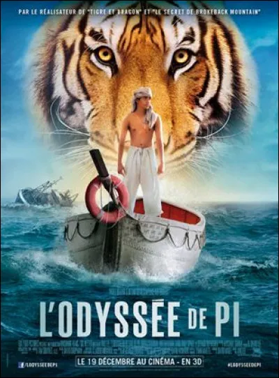 Quel metteur en scène a signé le film "L'Odyssée de Pi" ?