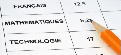 À l'école, as-tu ou avais-tu des bonnes notes ?