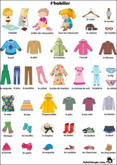 Quel habit aimes-tu porter ?