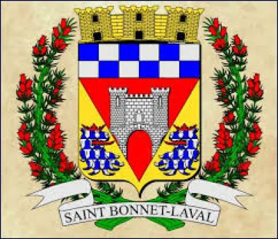 Voici le blason de Saint-Bonnet-Laval. Village occitan, dans l'arrondissement de Mende, il se situe dans le département ...