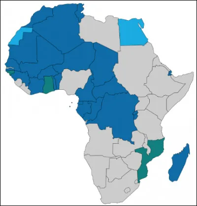 L'Afrique avec 95 millions de locuteurs officiels est le continent où le français est le plus parlé.