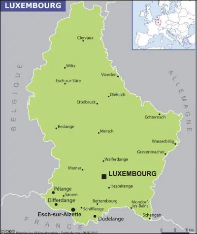 En Europe, après la France c'est au Luxembourg que le français est le plus parlé.