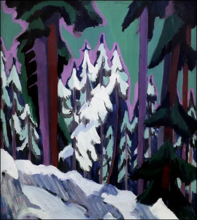 À qui appartiennent ces sapins enneigés ?