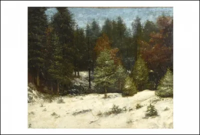 Qui nous fait partager sa "Forêt dans la neige" ?