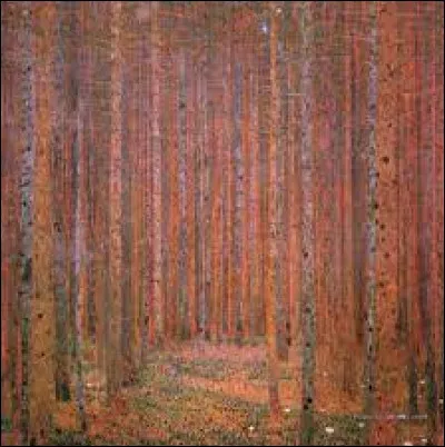 À qui appartient la toile "Forêt de sapins" ?