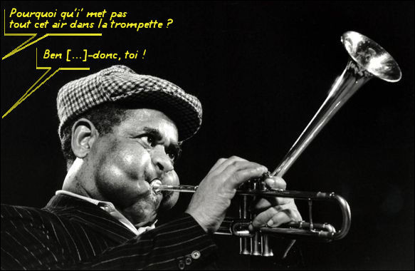 Monsieur Gillespie - immense trompettiste de l'histoire du jazz - avait lui-aussi un drôle de surnom : lequel ?