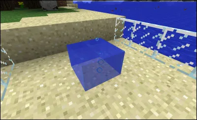 Quel est l'ID du bloc d'eau qui ne coule pas ?