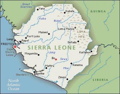 La capitale de la Sierra Leone est Freetown, ses habitants sont des Sierra-Léonais et la monnaie utilisée est nommée léone.
