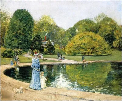 "Central Park" est un tableau de quel impressionniste américain ?