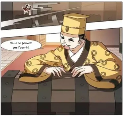 Que cache le majordome Zhu dans ce coffre ?