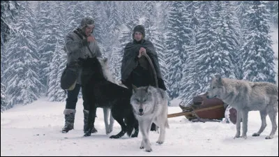 Quelle actrice est à l'écran dans le film "La Jeune Fille et les loups" ?