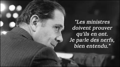 Il peut être nerveux !