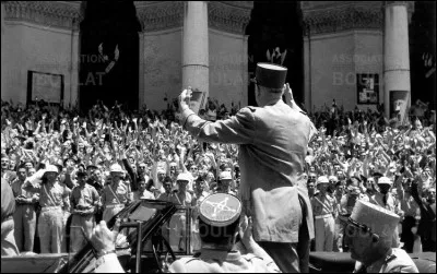 Laquelle de ces phrases n'a pas été prononcée par de Gaulle en juin 1958 ?