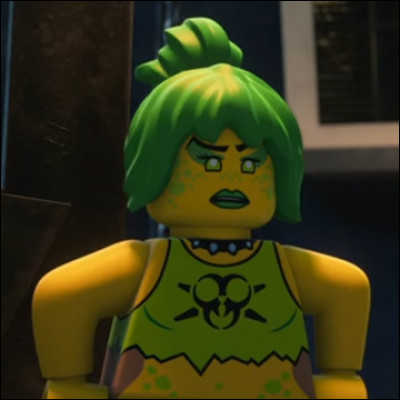 Elle &eacute;tait du c&ocirc;t&eacute; m&eacute;chant de la fille en violet dans la question 6. Mais elle revient aider le ninja vert dans la saison 8. De qui je parle ?