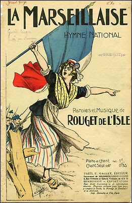On complète "La Marseillaise" : "Amour sacré de la Patrie..."