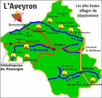Quelle est la préfecture de l'Aveyron parmi ces trois propositions ?