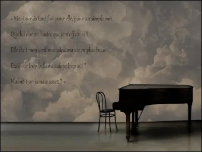 Quel chanteur est l'auteur de la chanson ''4 mots sur un piano'' ?