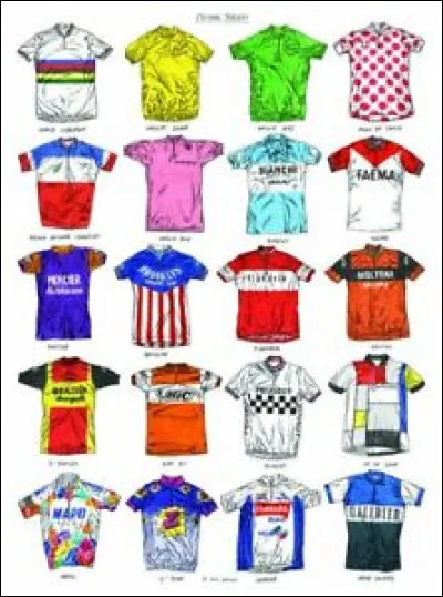 À la reprise en 1946, de quelle couleur était le maillot de leader ?