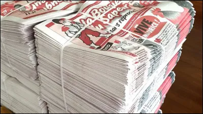 Quelle est la particulatit&eacute; de ''La Bougie du sapeur'', journal p&eacute;riodique humoristique fran&ccedil;ais, depuis 1980 ?