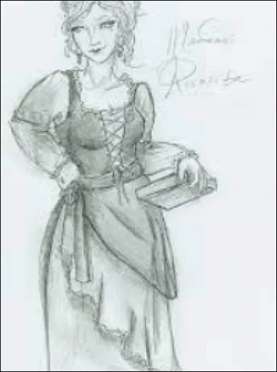 Comment, Madame Rosmerta, est-elle décrite ?