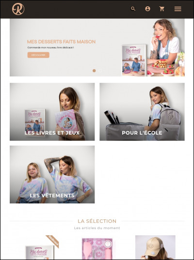 En quelle année Roxane a-t-elle ouvert sa boutique en ligne ?