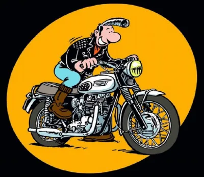 Quel est le nom de ce rockeur de BD à la banane démesurée et gominée ?