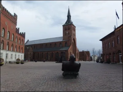 C'est la troisième plus grande île du Danemark avec 3 000 km² ; elle compte 500 000 habitants dont la ville d'Odense :