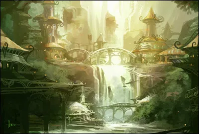 Complétez : 
"Álfabörn í hárri..."