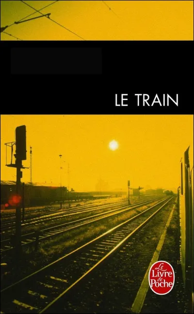 Quel écrivain est l'auteur du roman "Le Train" (1973) ?