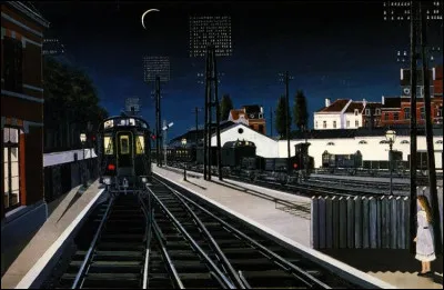Quel peintre est l'auteur du tableau "Train du soir" ?