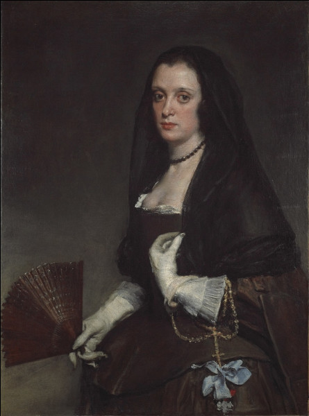 Quel peintre baroque espagnol du XVIIe a réalisé "La Femme à l'éventail" ?