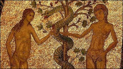 La chute de quel couple fut entrainée par un serpent ?