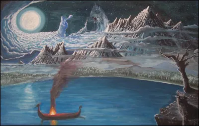 Complétez : 
"Hér sofa menn í..."