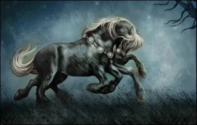 Complétez : 
"Áttfættur fákurinn æðir um..."