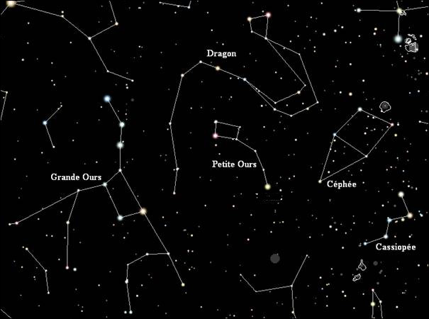 Polaris ou Étoile polaire est l'étoile la plus brillante d'une constellation de l’hémisphère nord.Quelle est cette constellation ?