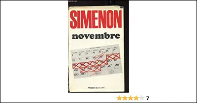 "Novembre" est le titre du livre de lécrivain Georges Simenon. Quand cet auteur est-il né ?