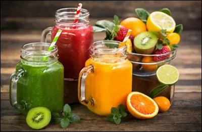 Et pour finir, pour le goûter, prends-tu des fruits ou du jus de fruits ?