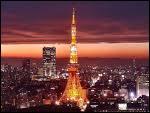 Mégapole japonaise de 35, 1 millions d'habitants... Photo de sa célèbre tour