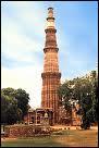 Mégapole indienne de 17, 5 M ha ... ... Le minaret Qutub Minar