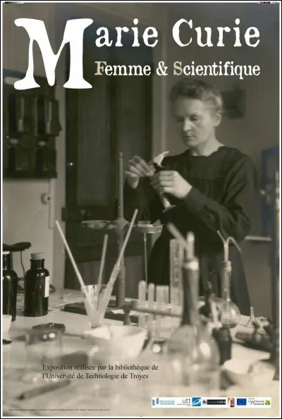 Marie reçoit le Prix Nobel de chimie en 1911 pour ses travaux sur le polonium et le radium. Elle est ainsi, la seule femme à en avoir reçu deux.