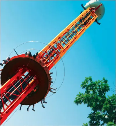 Tu es dans un parc d'attractions :