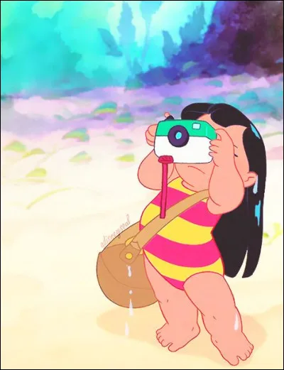Que prend Lilo en photo ?