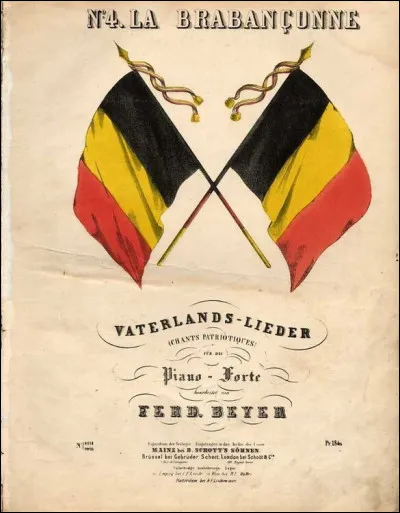 Quelle langue n'a jamais servi pour chanter l'hymne belge, la Brabançonne ?
