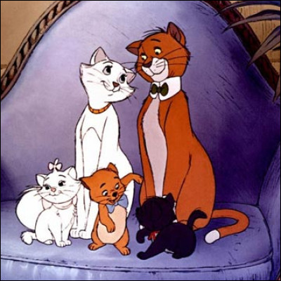 Dessins animés : Dans "Les Aristochats", comment s'appellent les trois chatons de Duchesse ?