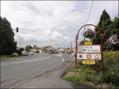 Nous sommes de nouveau dans le Grand-Est, cette fois &agrave; l'entr&eacute;e de Prix-l&egrave;s-M&eacute;zi&egrave;res. Village de l'arrondissement de Charleville-M&eacute;zi&egrave;res, il se situe dans le d&eacute;partement ...
