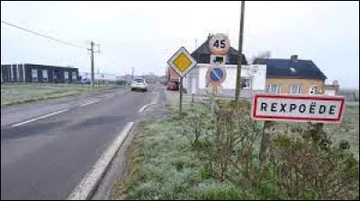 Commune de l'arrondissement de Dunkerque, Rexpo&euml;de se situe dans le d&eacute;partement ...
